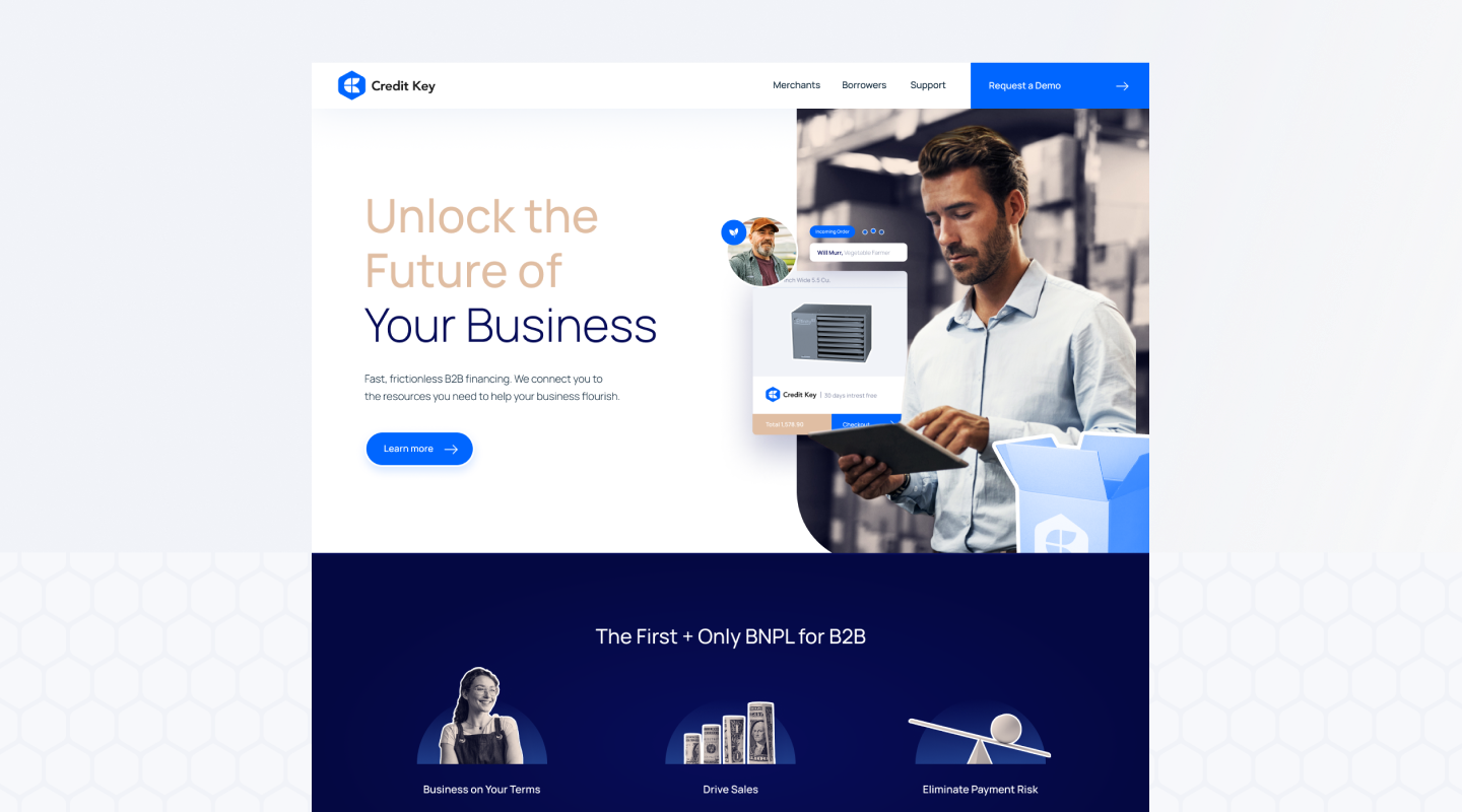 Credit Key new website